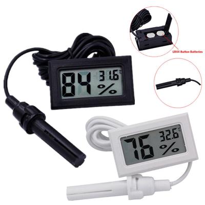 High Precision Digital Thermometer Hygrometer Embedded Battery Offices Homes