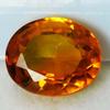 Sparkling 7.10 Ct Natural Fire Orange Sapphire CERTIFIED Loose Gemstone Oval Cut A-4214
