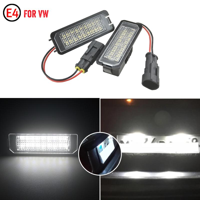 For VW Fox- 2004-2010 Fit For VW Saveiro 2005-2013 Rea LED Number License Plate Lights Assembly
