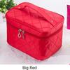 Women's Makeup Bag, Quilted Professional Makeup Bag, Large-Capacity Women's Organizer Tote, Travel Toiletry and Makeup Bag