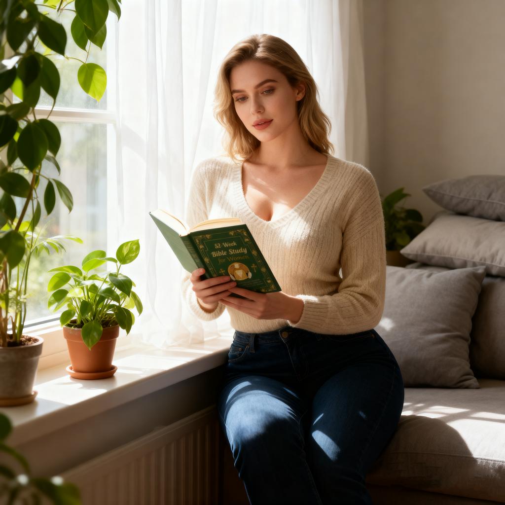 Story-Driven Devotional Book And Journal With Weekly Life Application And Daily Practices