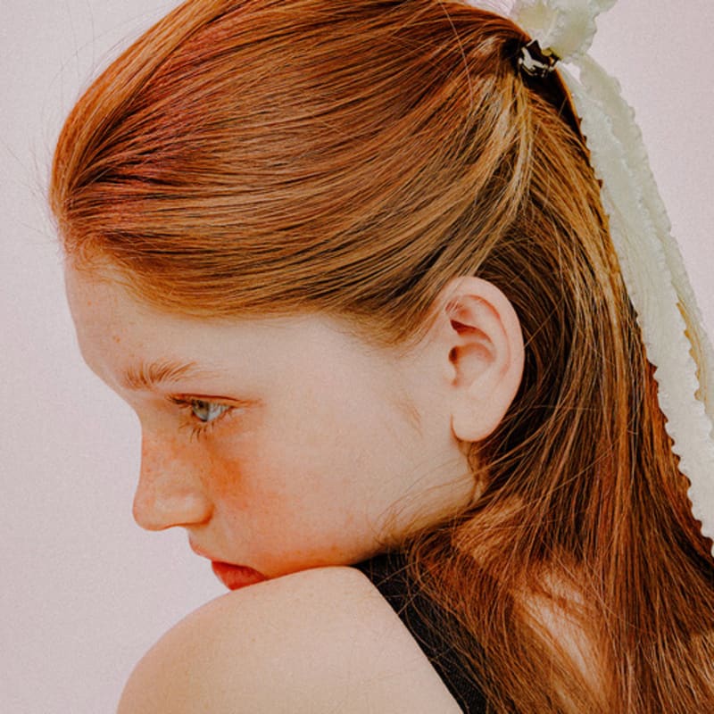 mellotory double ribbon hairpin (ivory)