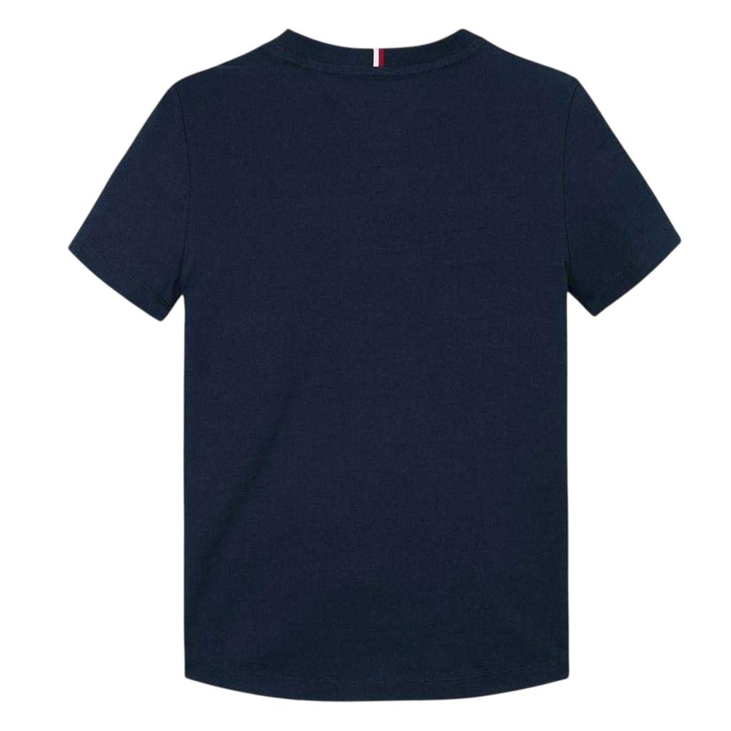 Tommy Hilfiger Boys Block Stripe Ribbed Regular T-Shirt