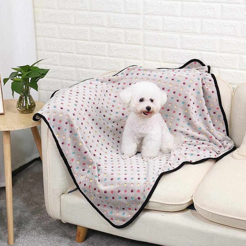 Flannel Pet Blanket for Dogs and Cats - Warm, Suitable for All Seasons