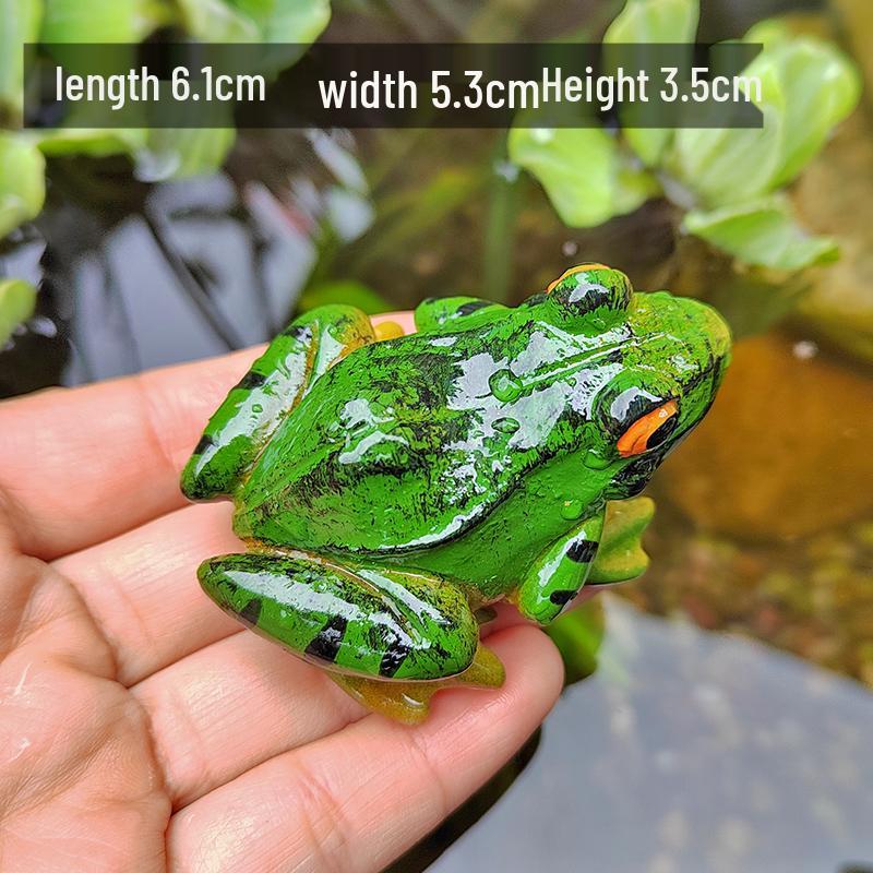 Creative Micro Landscape Frog Ornament for Fish Tank and Bonsai Decoration