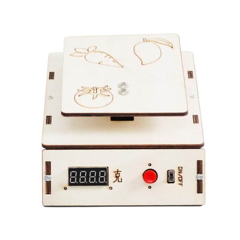

Wooden Electronic Scale Model Kids Science Toy DIY STEM Funny Technology Physics Kit Educational Toys for Children Learning Toy Y5587YY-