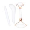 3pcs Jadestone Face Roller Gua Sha Set Anti Aging Improve Circulation Gua Sha Scraping Massage Tool