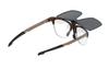 RUDYPROJECT Sportsonnenbrille INKAS Glänzend Rauch Schwarz [RUDY PROJECT] Klappbar Demi-Schildkröte SP681050-0B00