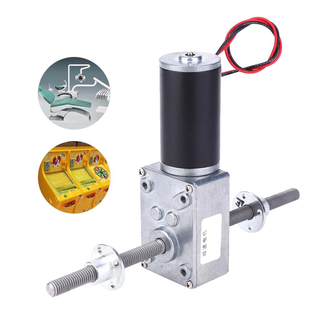 Šnekový motor Pravý a levý koaxiální hřídel M8 Motor 2480 s přírubou Převodový poměr 17