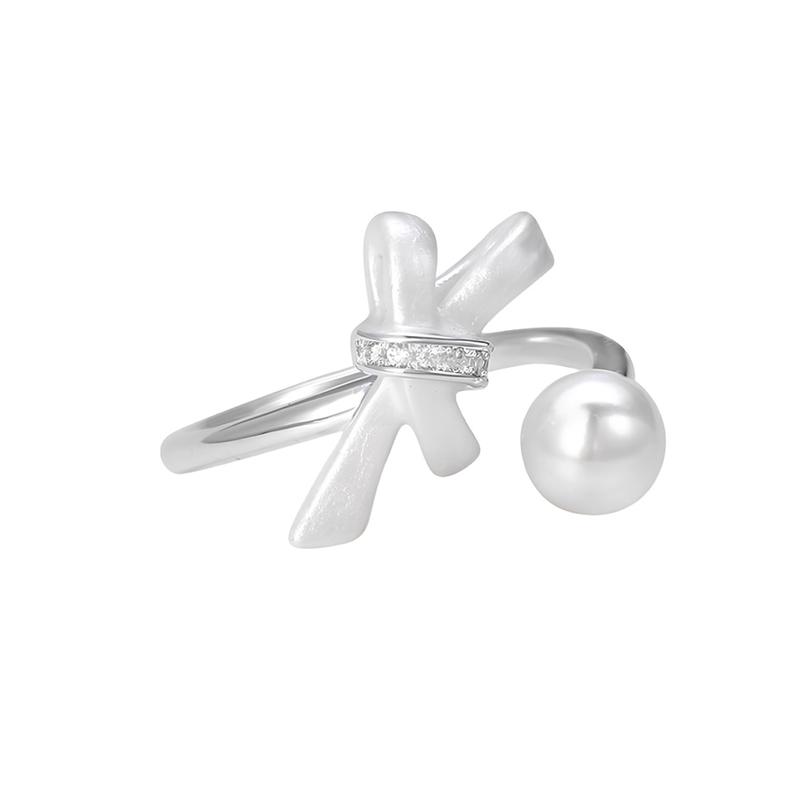 Barbie ring Sweet bow-knot open ring, temperament, niche design, high-end sense, romantic and elegant, versatile for daily use, commuting BBR716377 золотой