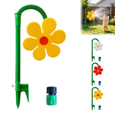 Crazy Daisy Lawn Sprinkler 360-Degree Rotating Garden Sprinkler Funny Dancing Flower Water Sprinkler