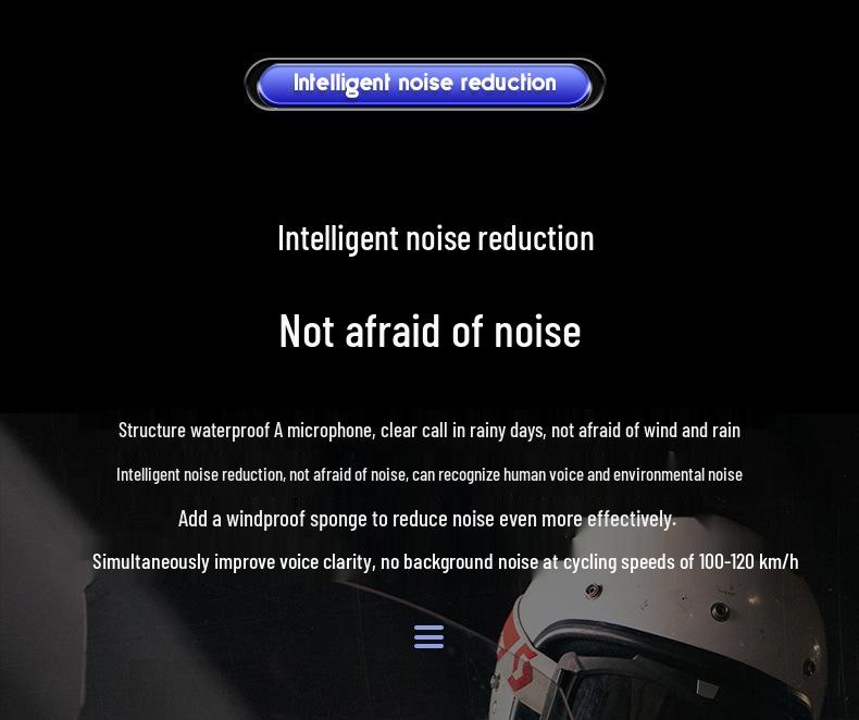 Bluetooth Cycling Helmet with Waterproof Noise Reduction and Long Battery Intercom