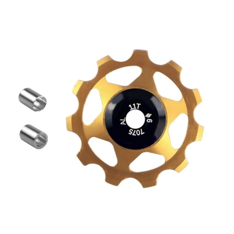 Bike Rear Derailleurs Pulleys Steel Bearing Pulleys 11T Aluminiums Alloys Jockeys Wheel Bike Part Easy Installation