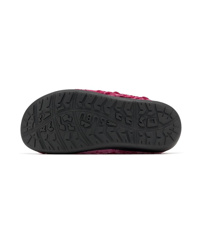 Subu Winter Sandals Celosia Velvet - Pink / Hr-061