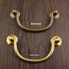 Antique Bronze Solid Brass Cabinet Knobs Shell Handle Cupboard Handles Furniture Hardware Drawer Pull Kitchen Drawer Handles