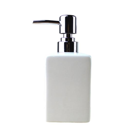 

Dispenser Bottle Environmentally Friendly Refillable Ceramic Bathroom Dispenser Pump for Home белый