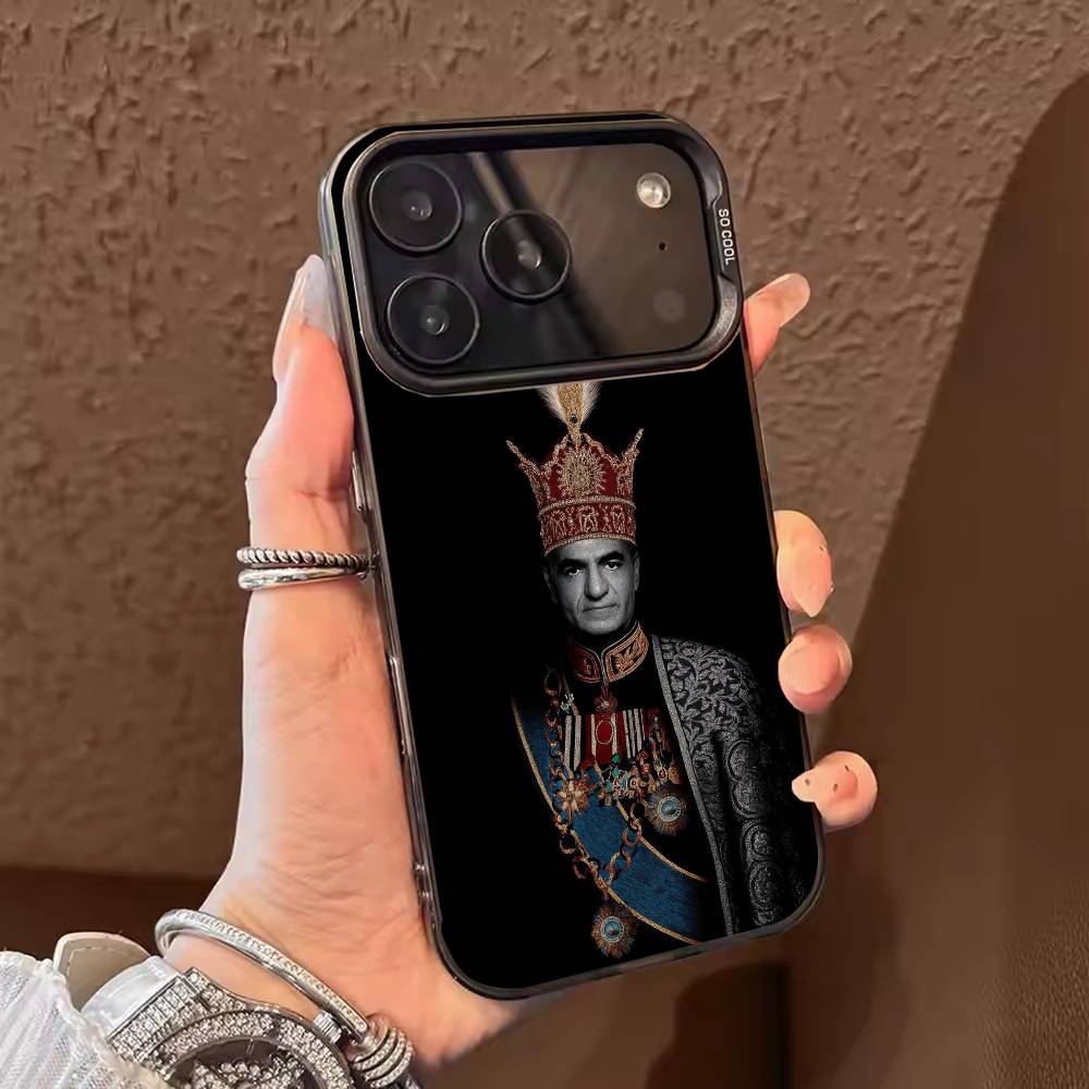

Mohammad Reza Pahlavi Phone Case Color Silver Shell For IPhone 17 16 15 14 13 12 11 Pro Max Plus iPhone15plus