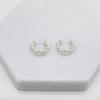 Custage Twist Circle Earrings