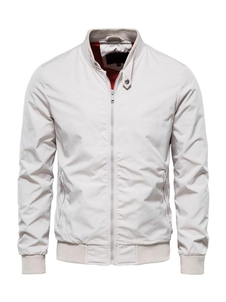 Trendy Men's European & American Casual Spring/Autumn Jacket - Fashionable, Lightweight Outerwear