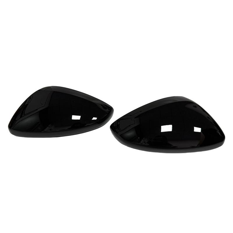 For Peugeot 208 2008 -2025 ABS Car Rearview Side Mirror Cover Wing Cap Exterior Door Housing Shell Trim Replacement