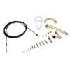 Transmission Column Shift Linkage Kit Hard Column Cable Shift Linkage Kit for TH350 TH400 700R4 TH200 2004R 4L60 4L80E Transmission