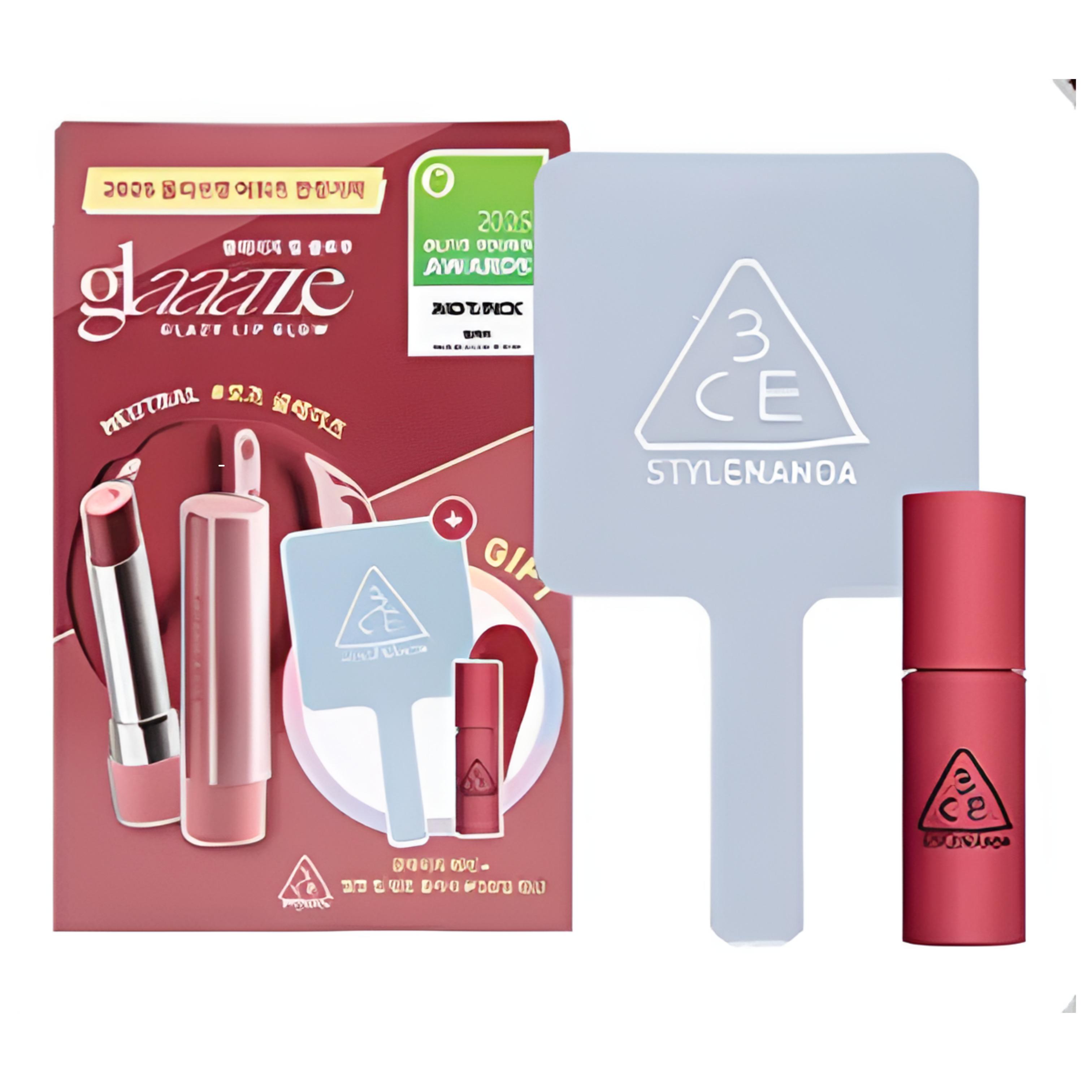 

Color Lip Balm] 3CE Glazy Lip Glow – Rose Glazed