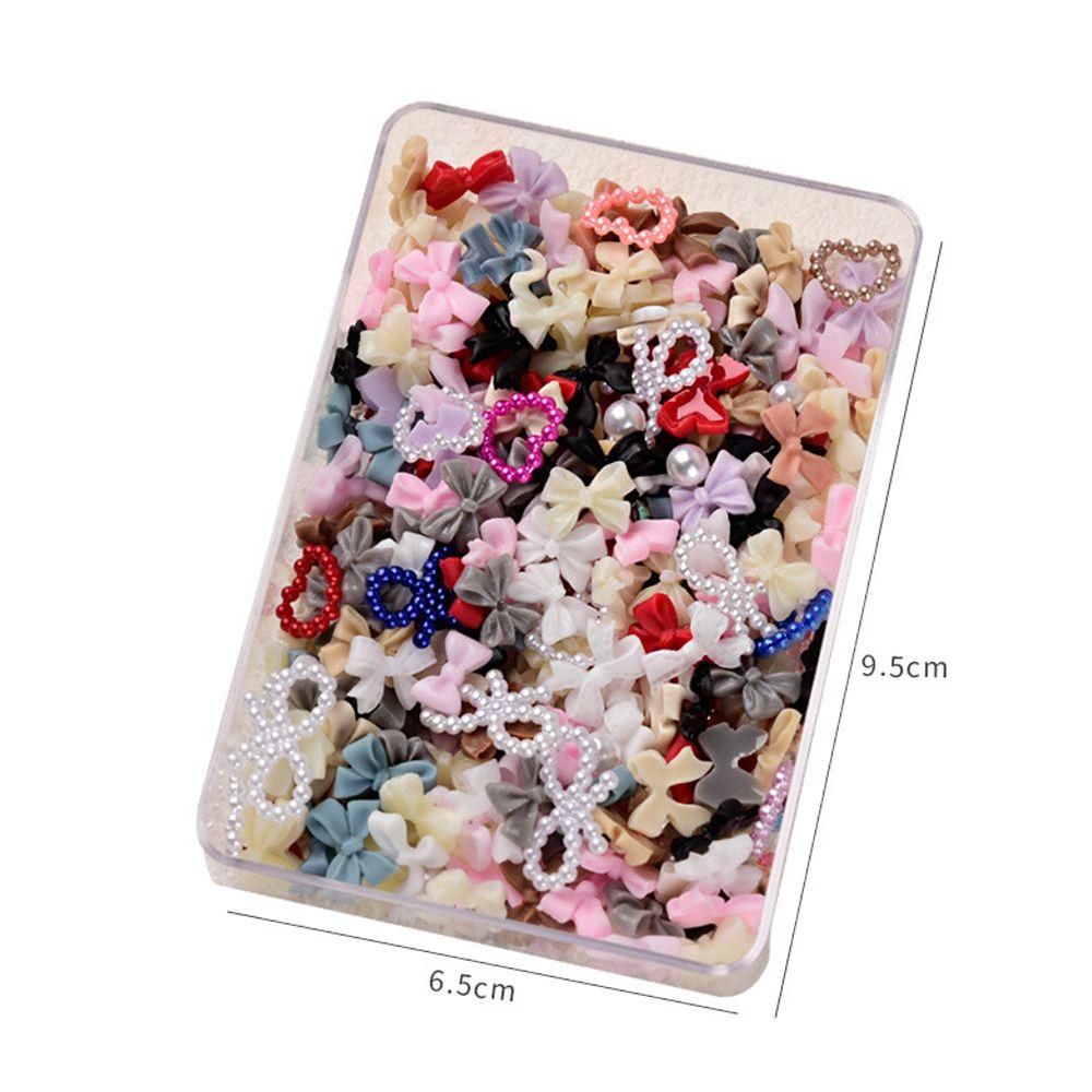 Manicure Kawaii Accessories Rhinestones Bear Nail Decoration Butterfly 3D Special Design