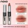 2-in-1 Double-Ended Lipstick: Hydrating, Long-Lasting, Waterproof, Non-Stick with Setting Spray