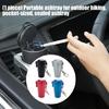 Portable Ashtray with Keychain Sealed To Contain Odor Perfect For Hiking Trip Camping Travel Use
