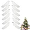 12stk Fake Bird White Doves Juleboligdekorasjon Duer Skum