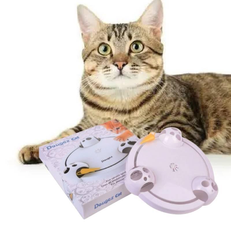 Premium Interactive Cat Toy With Automatic Rotating Mouse For Engaging Playtime