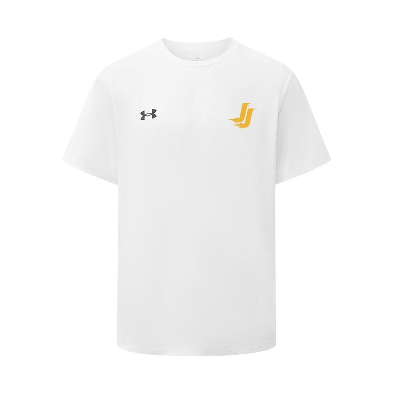 Under Armour Round Neck Sports Running Daily Comfortable Travel Fitness Training Breathable Elastic Cool Dry T-Shirt Unisex Tops 26500508-100OK XL