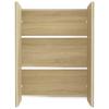 Vidaxl Szafka Łazienkowa Z Lustrem, 60X15X75 Cm, Mdf, Biel I Dąb