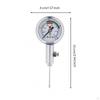 Basketball Pressure Meter Analog Dial Football Gauge Metal Physical Fitness Tool for
