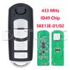 Datong ID49 Chip SKE13D-01/02 315MHz SKE13E-01/02 433MHz Car Remote Key Fob For Mazda Atenza 2 CX- 3 CX-5 MX-5 6 CX-9 AXELA
