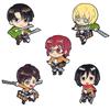 3-6pcs/Set Anime Collection Enamel Pins Custom Cartoon Character Brooch Lapel Badge Cute Jewelry Gift for Fans