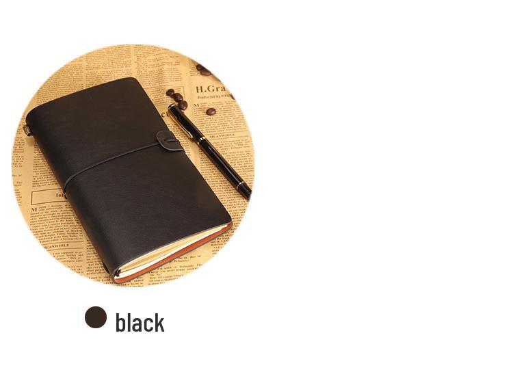 Traveler’s A6 Journal with Elastic Band - Customizable Logo Option