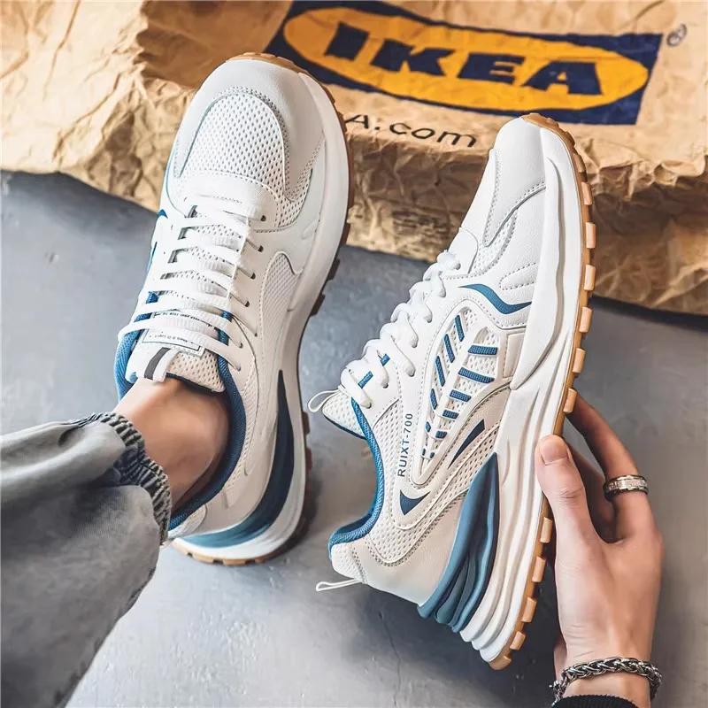 Fashion Latest men's fashionable casual shoes with spring and autumn mesh breathable and comfortable for teenagers' running sports shoes
