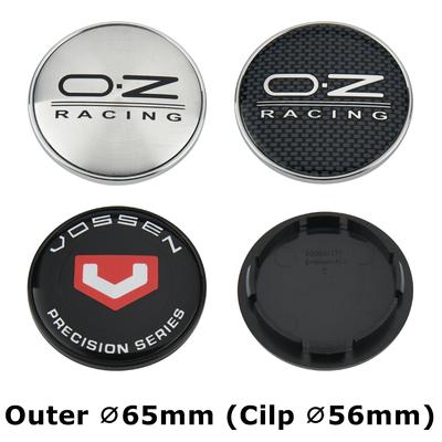 4PCS OD 65MM / ID 56MM Rim Caps OZ VOSSEN Emblem Wheel Center Cap Wheel Cover Hub Caps Sport Car Logo Tire Accessories