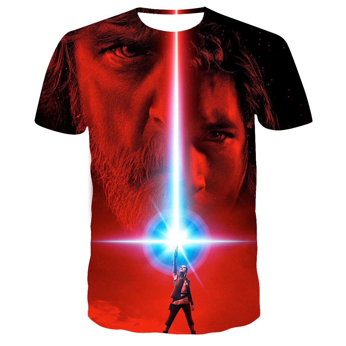 

Графические футболки Star Wars Мужские Дарт Вейдер Штурмовик Логистические операции Летняя футболка Мужские и женские топы оверсайз L