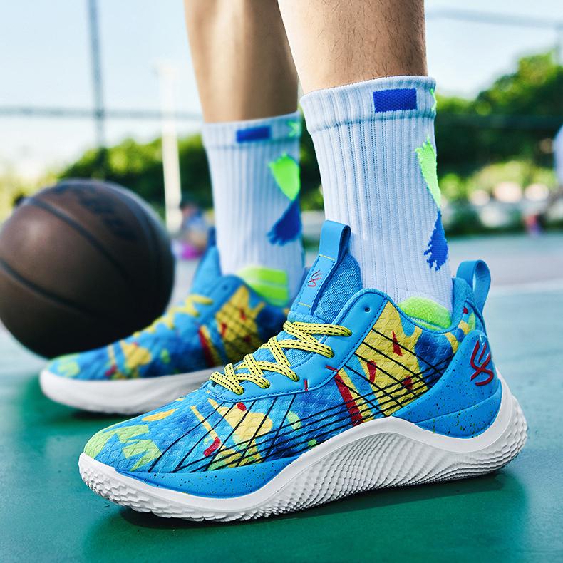 Sommer nye herresko Fritidssko Pustende Komfortabel løping Plus Size Basketball Sko Mote Par Sko