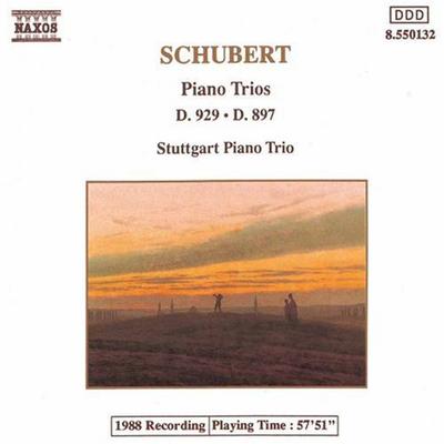 CD F. SCHUBERT - Schubert:Piano Trios D897.. 8550132 Naxos 1991 Japan ObiClassical Used