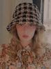 Poejidam [In My Dreams] Tweed Bucket Hat_Black And Brown