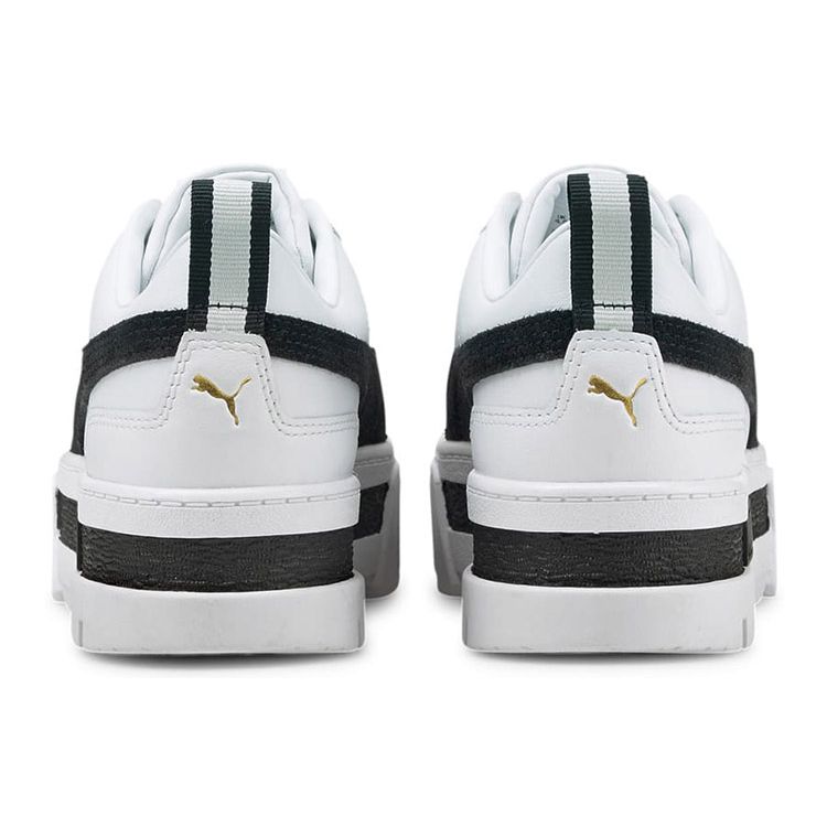 Puma Mayze Leather White Black Women 381983-01