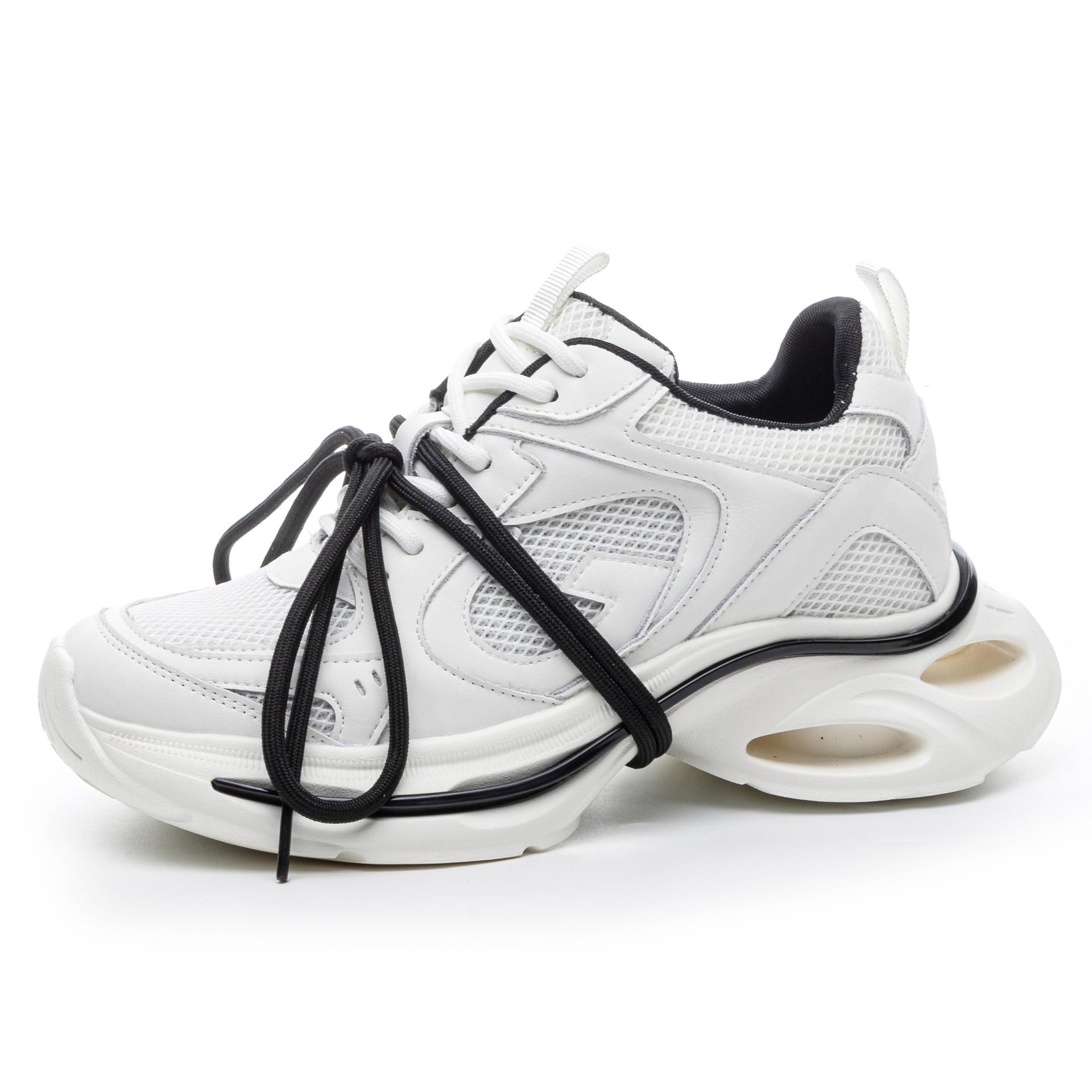 

2025 spring new retro trend thick-soled heightening dad shoes women s interstellar travel silver sneakers women s shoes 35