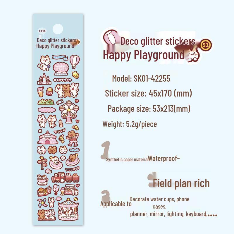 Muzili Deco Dot Stickers - Little Nose Ga - M5 Journal Decoration