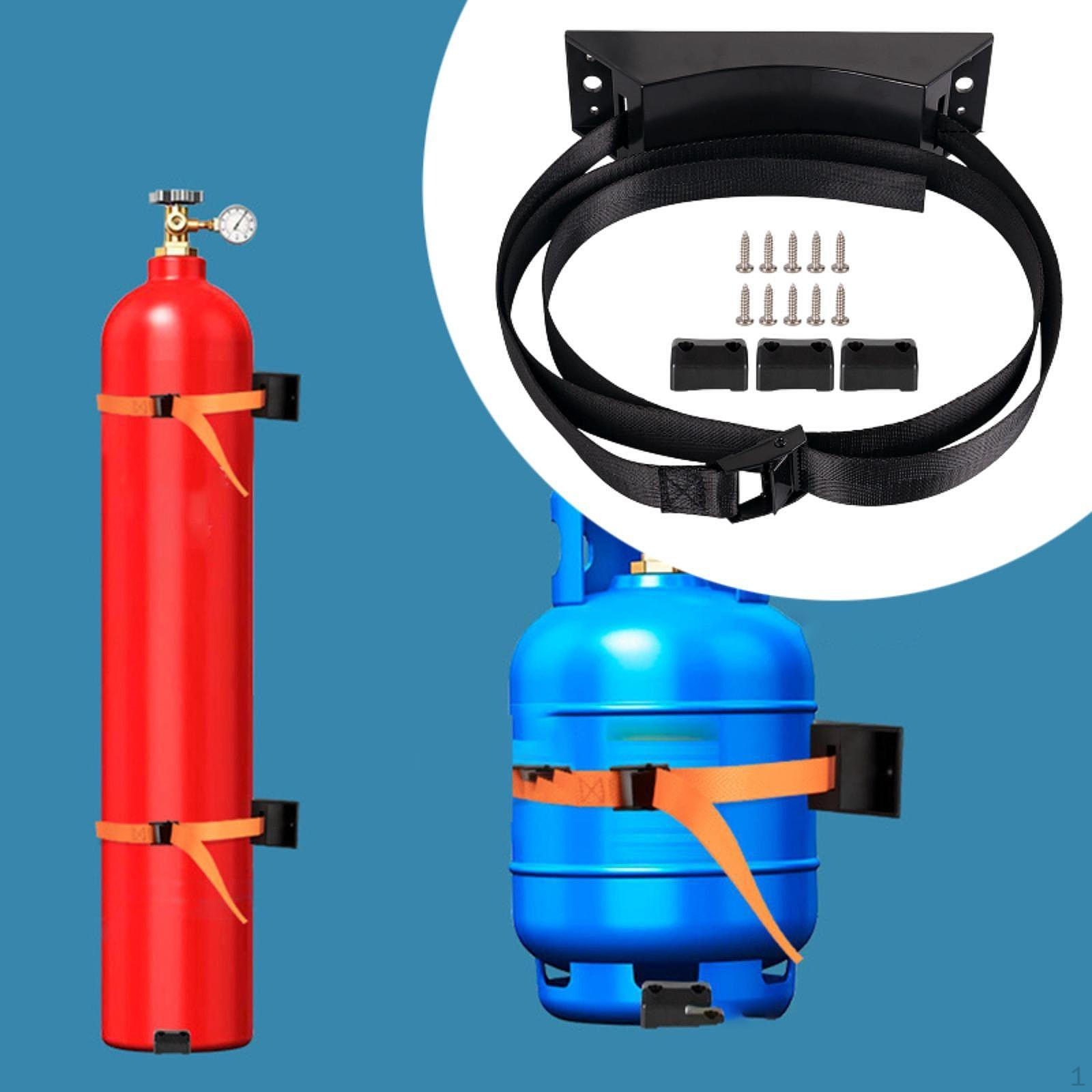 

Gas Cylinder Bracket Fixing Strap Versatile Fixed Support Mount Bottle Holder for RV Boats