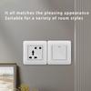 EU Standard Single Power Socket Switch Usb Wall Sockets Double Sockets 86 Type Wall Sockets TV Telephone Sockets