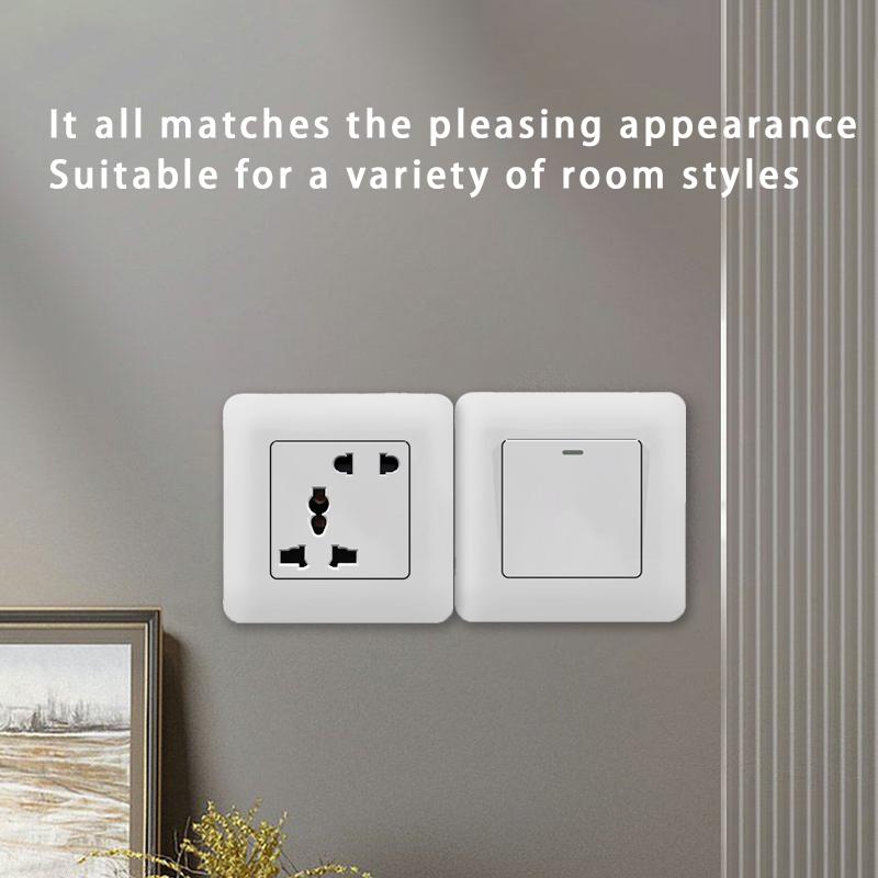 EU Standard Single Power Socket Switch Usb Wall Sockets Double Sockets 86 Type Wall Sockets TV Telephone Sockets