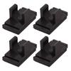 4pcs Camping Travel Cart Buckle For Camping Folding Table Egg Roll Table Trolley Desktop Buckle Plastic Slide Clamp Repair Tools